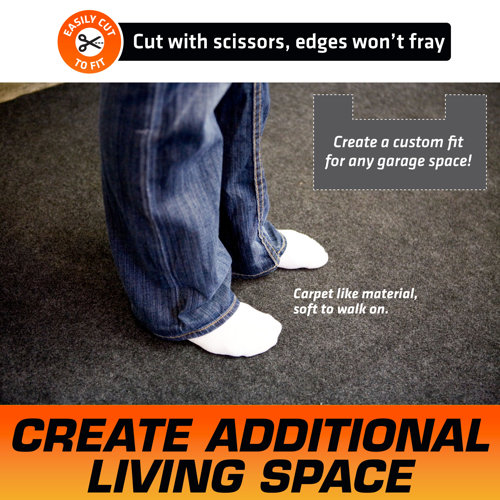 Armor All Garage Floor Mat, Protective Garage Flooring, Transforms